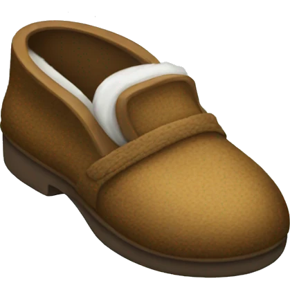 slipper shoe emoji
