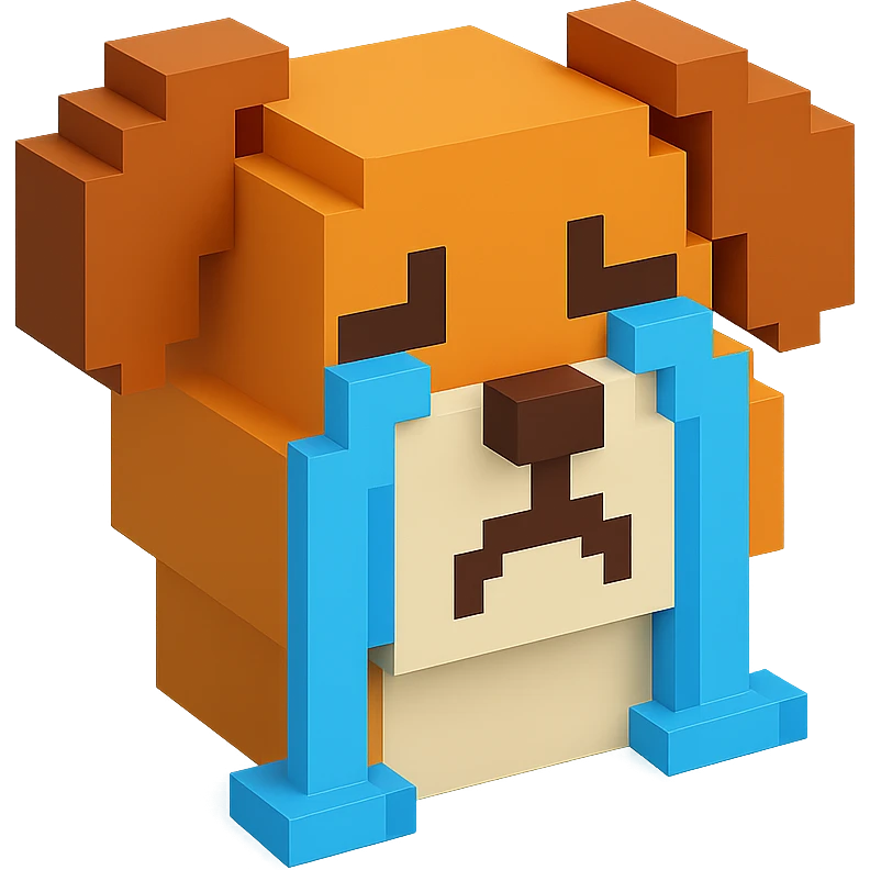 Dog Cry emoji