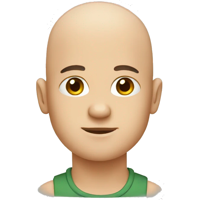 bald person emoji