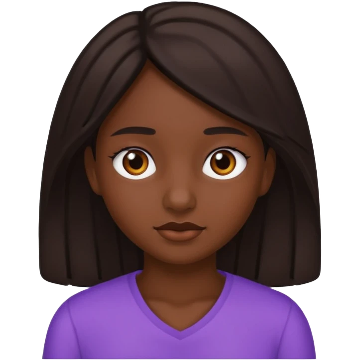 Esmer kız emoji