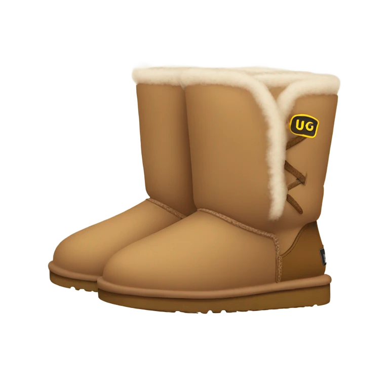 Ugg boots light brown emoji