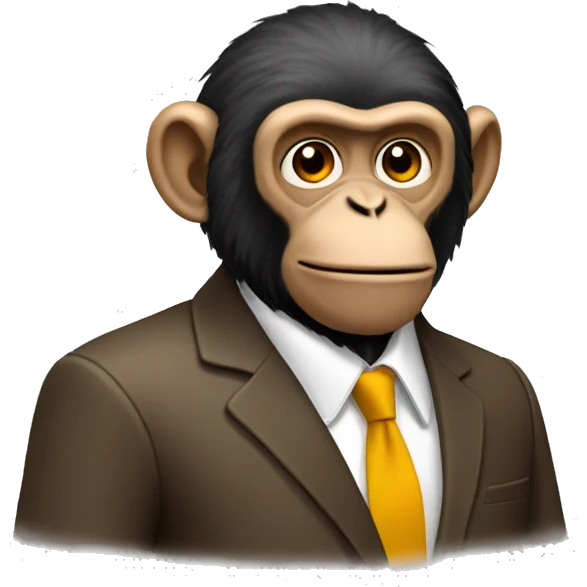 Monkey news reporter emoji
