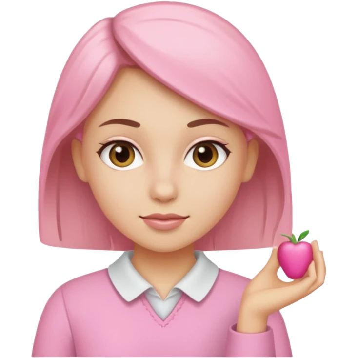 pink craft girl  emoji