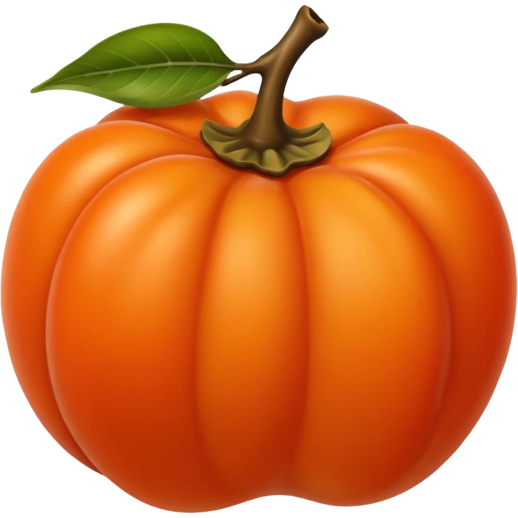 persimmon emoji