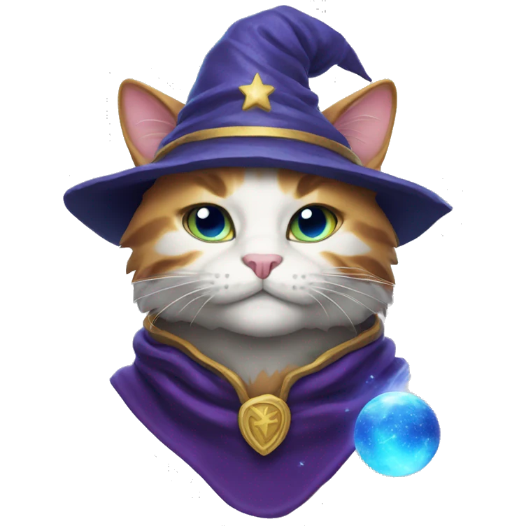 cosmic cat wizard  emoji