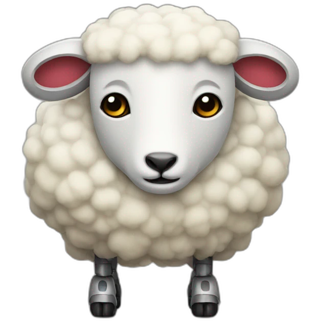 robot sheep emoji