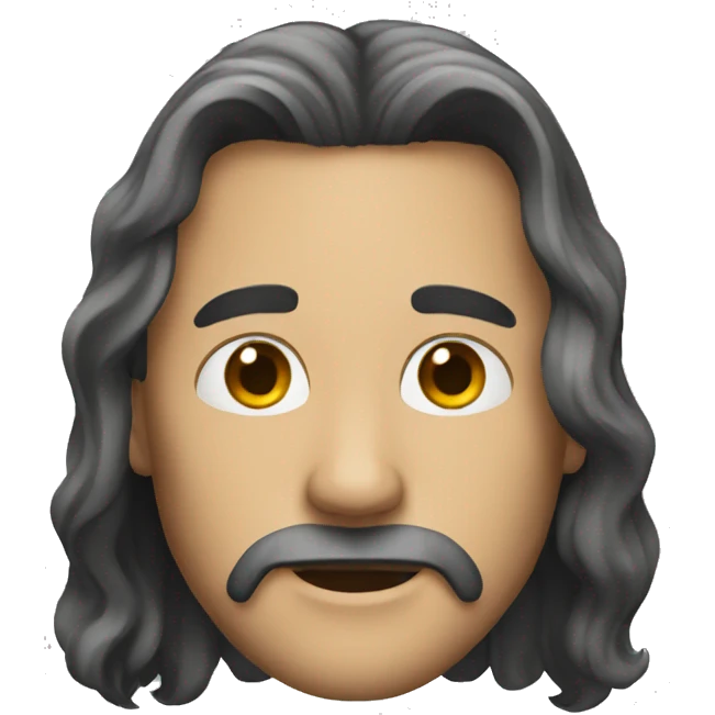 Long hair paid actor emoji