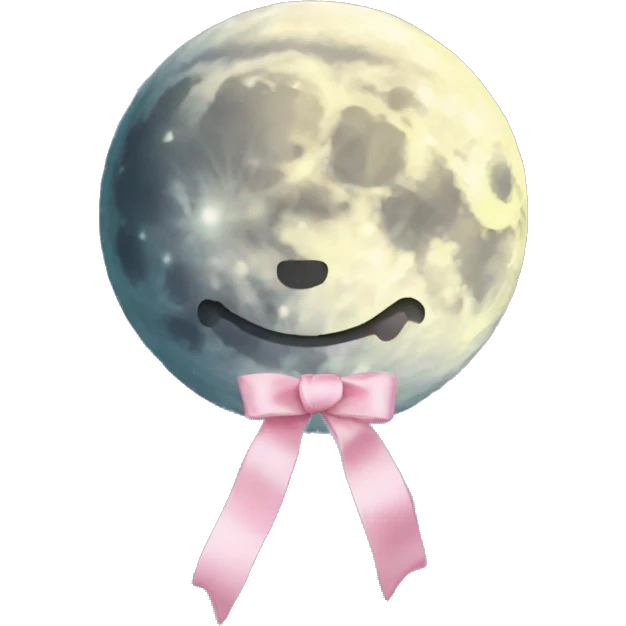 moon with ribbon  emoji