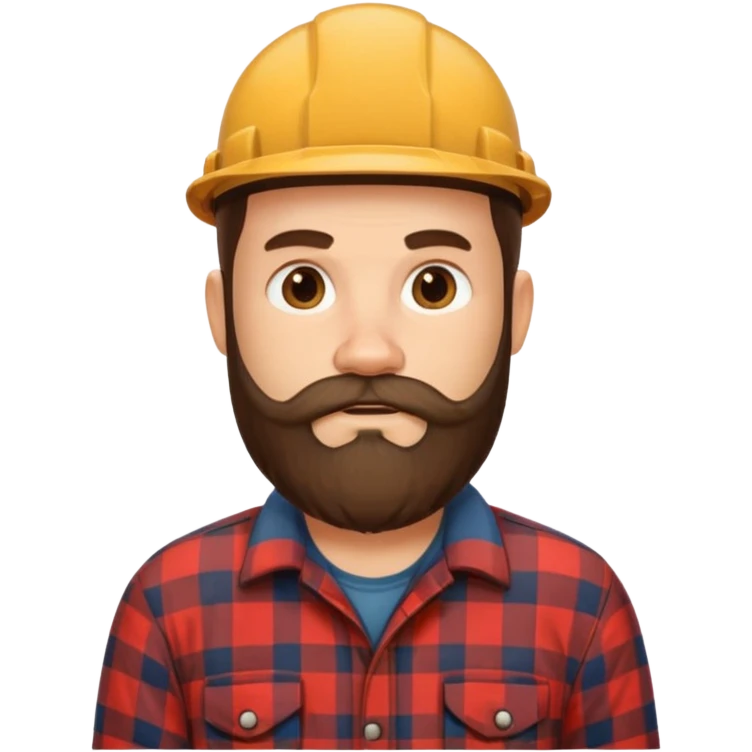 black lumberjack emoji