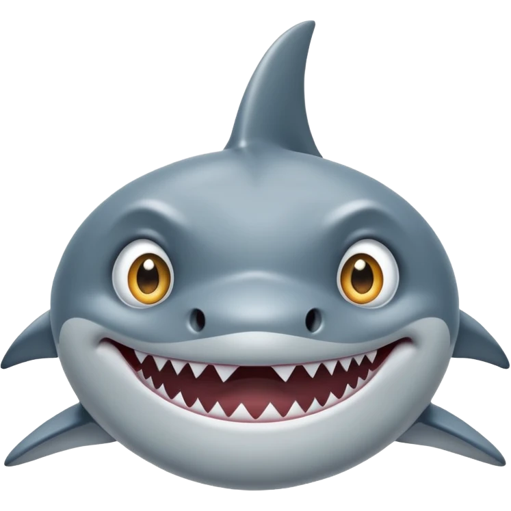 sad shark  emoji