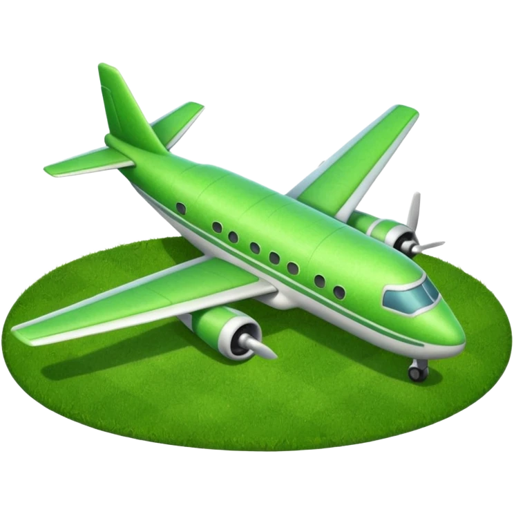 plane grass emoji