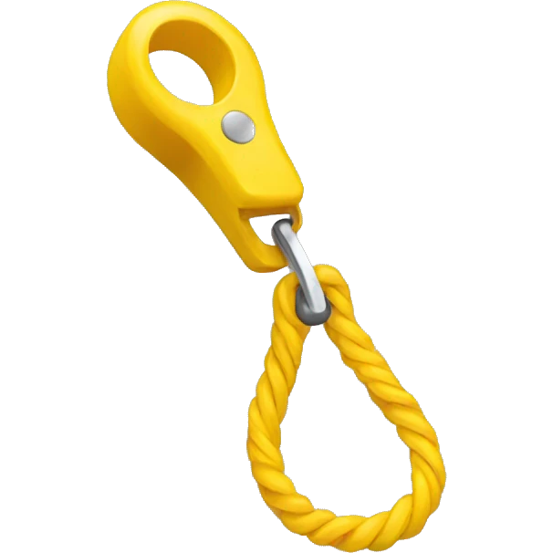 yellow leash handle emoji