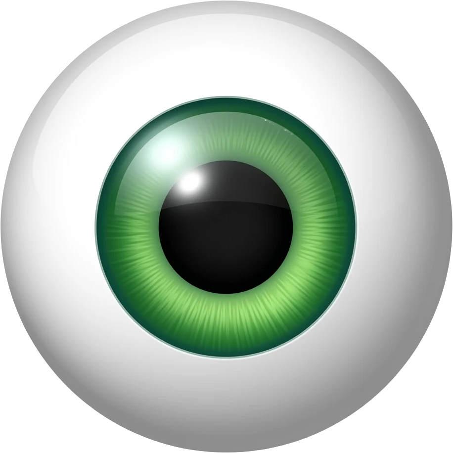 green eye emoji