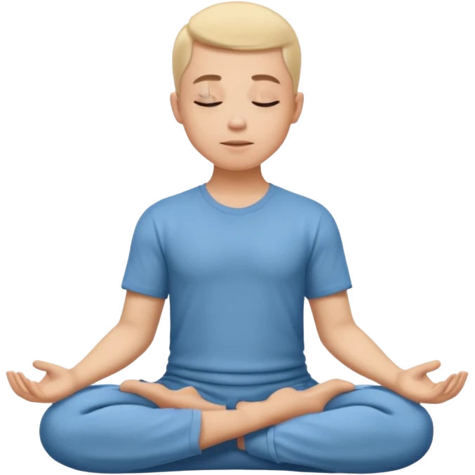 meditating emoji
