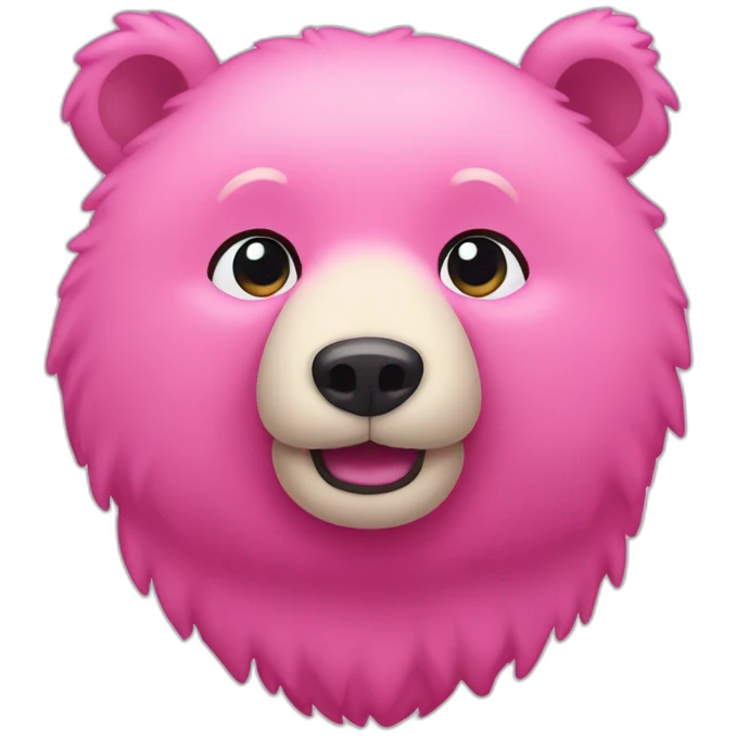 Pink Carey Bear emoji