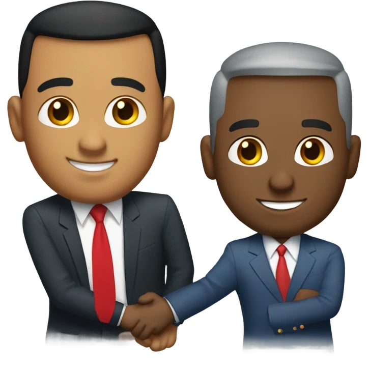 dominican man hugging donald trump emoji