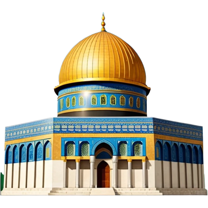 Dome of the rock, Palestine emoji