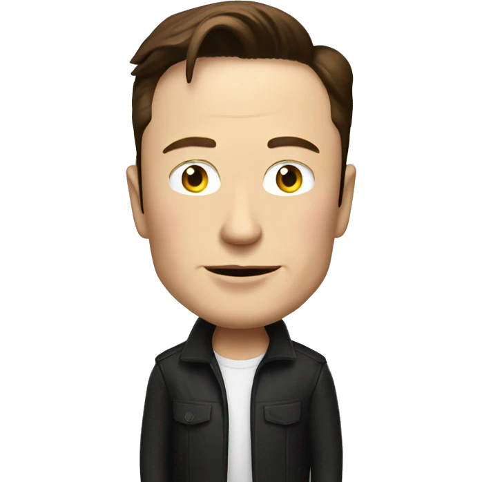 elon musk with tesla emoji