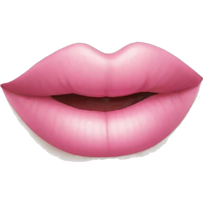 pink lips emoji