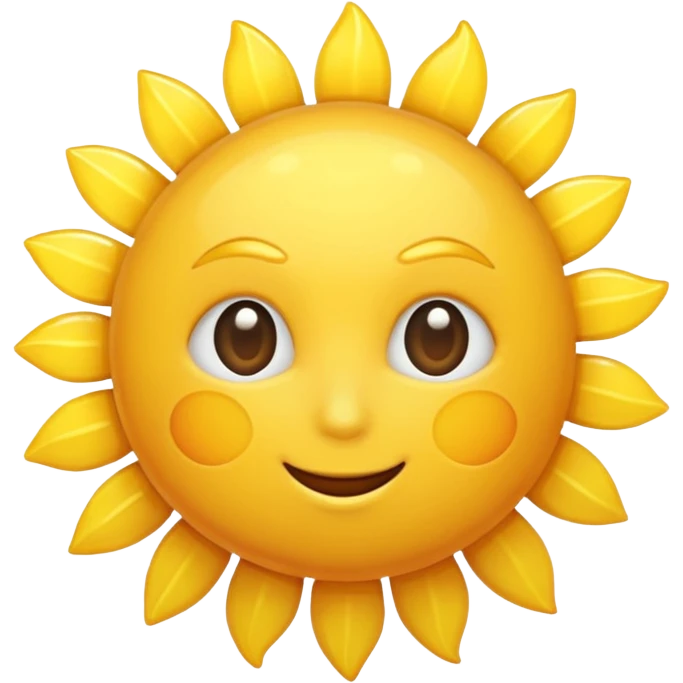 Sun emoji