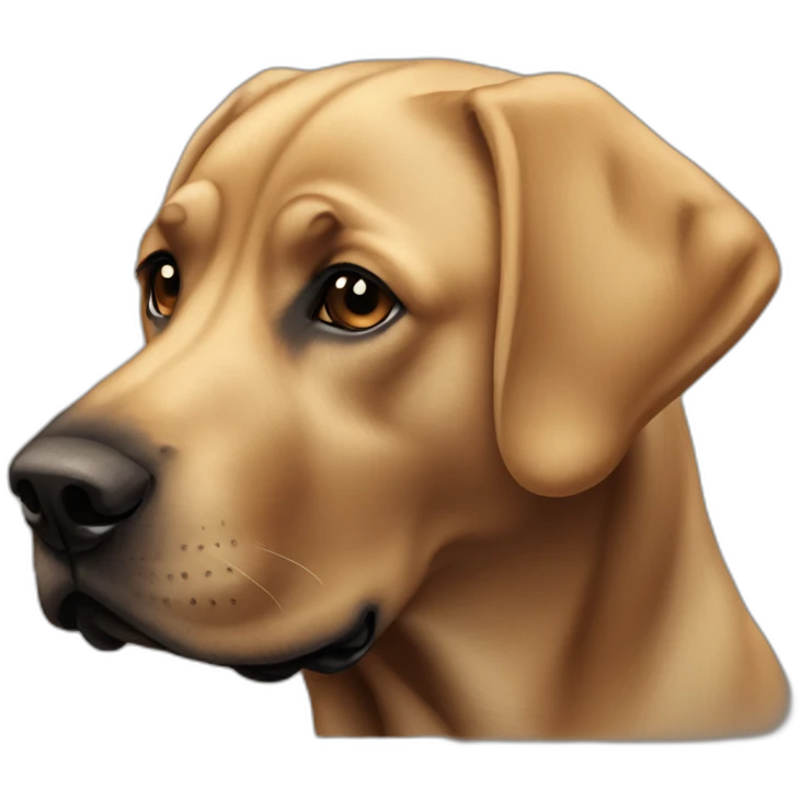 tan-and-black-labrador-with-face-wrinkles emoji