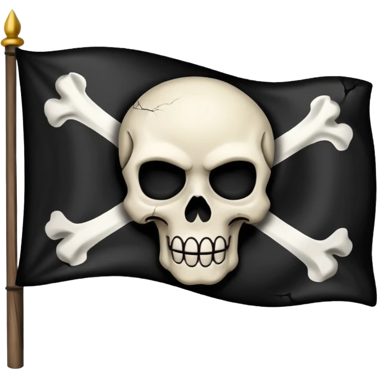 jolly roger flag emoji from one piece emoji