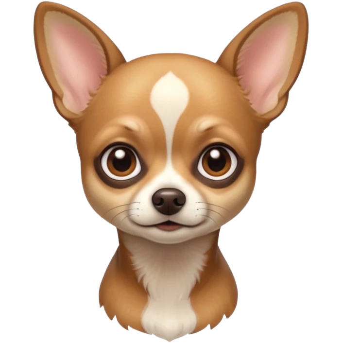 
 Sitting deer-head chihuahua  emoji