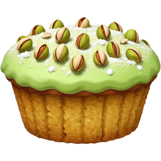 Pistachio Crumble Cakes emoji