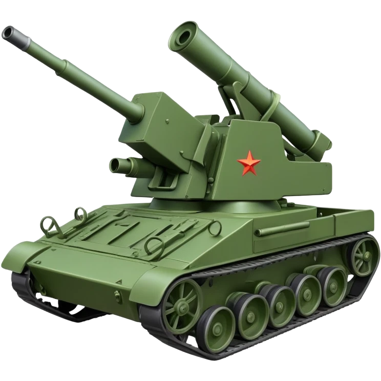 Soviet anti-aircraft gun ZSU-23-4 emoji