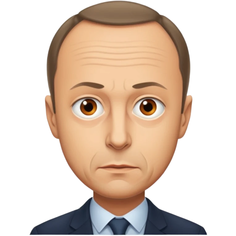 Friedrich Merz emoji, serious emoji