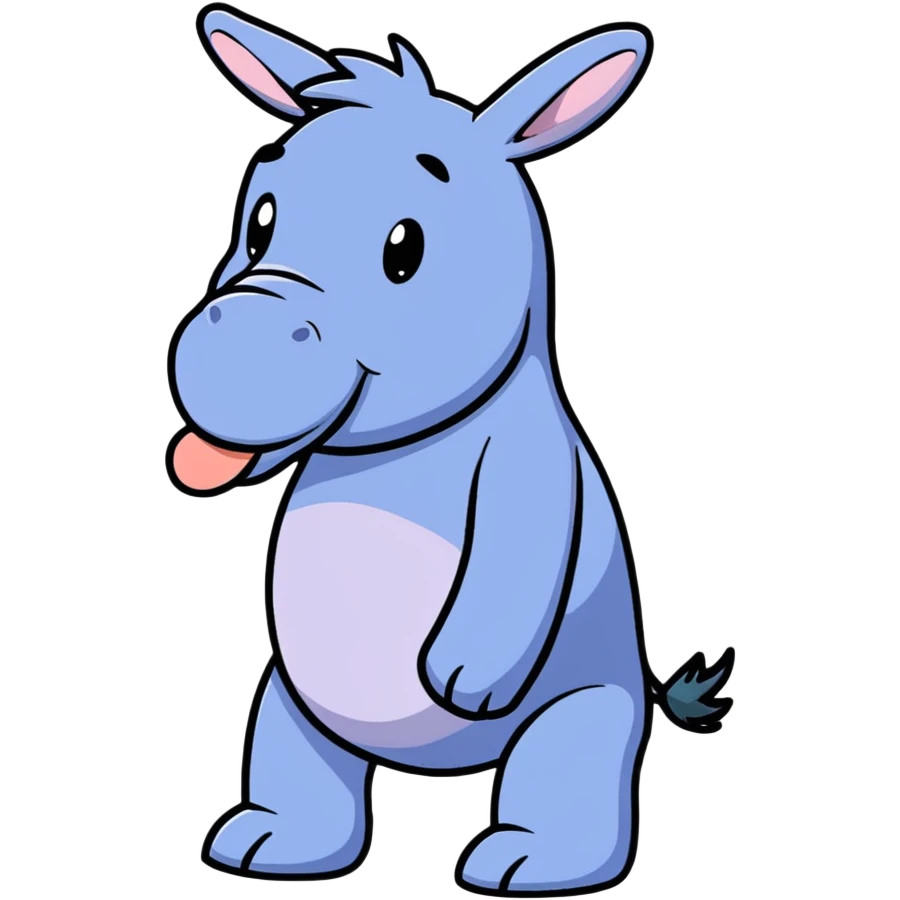 Eeyore from Winnie the Pooh emoji