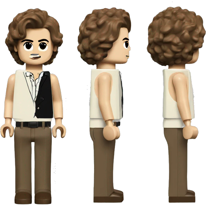 HARRY STYLES lego full body emoji