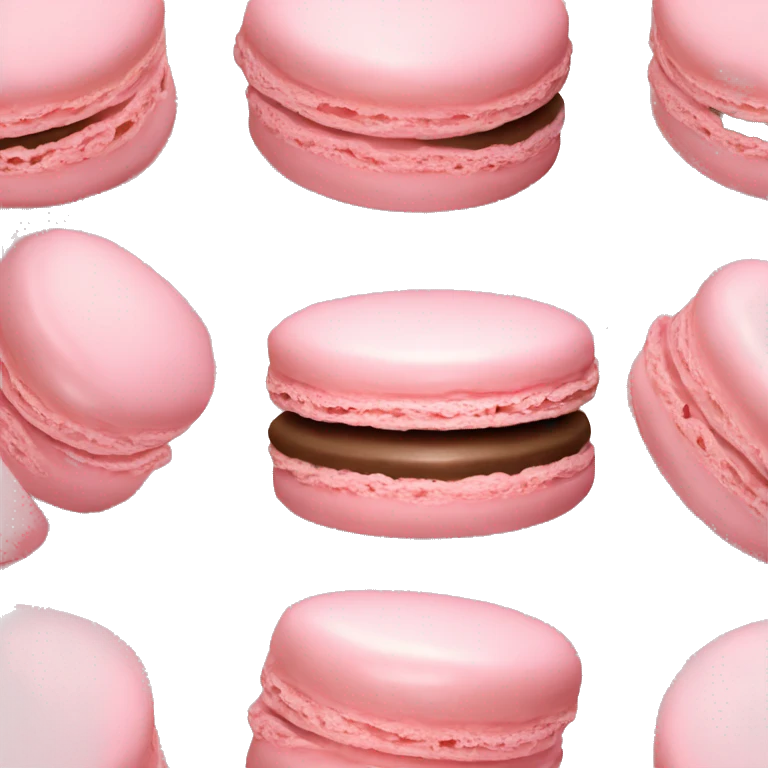 Light pink macaron emoji