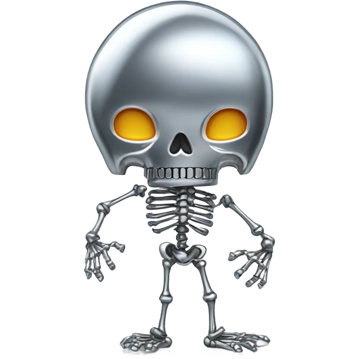 Chrome skeleton emoji