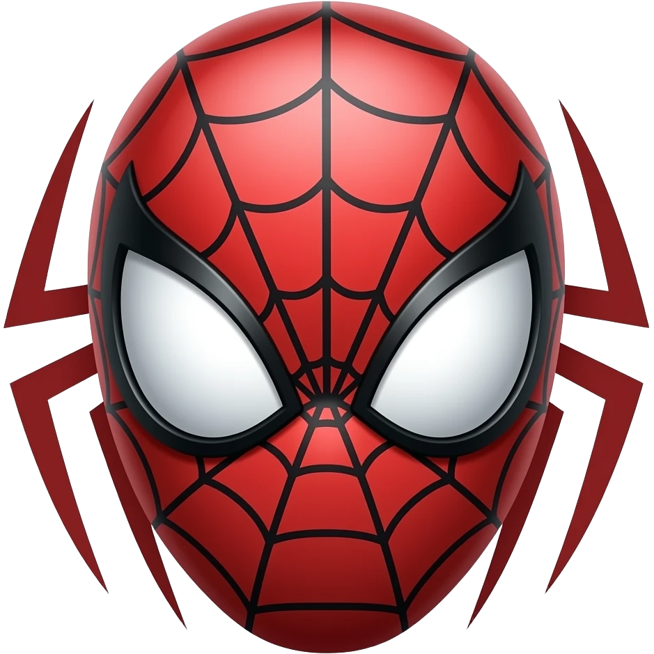 Spider logo like spiderman emoji