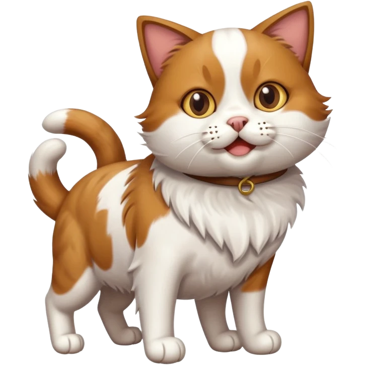 Cat riding a dog emoji