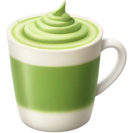 Matcha latte  emoji