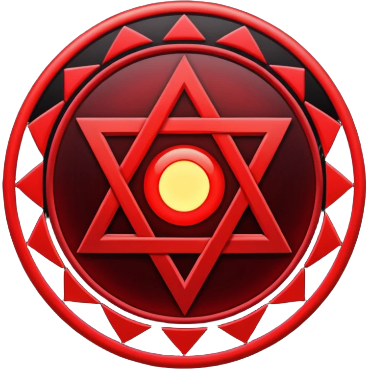 Symbol of void in red emoji