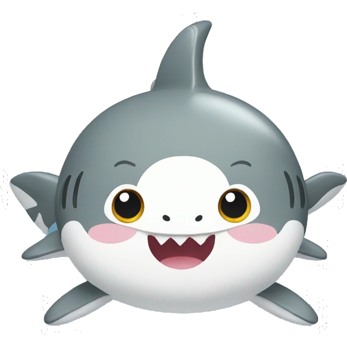 cute kawaii baby shark emoji