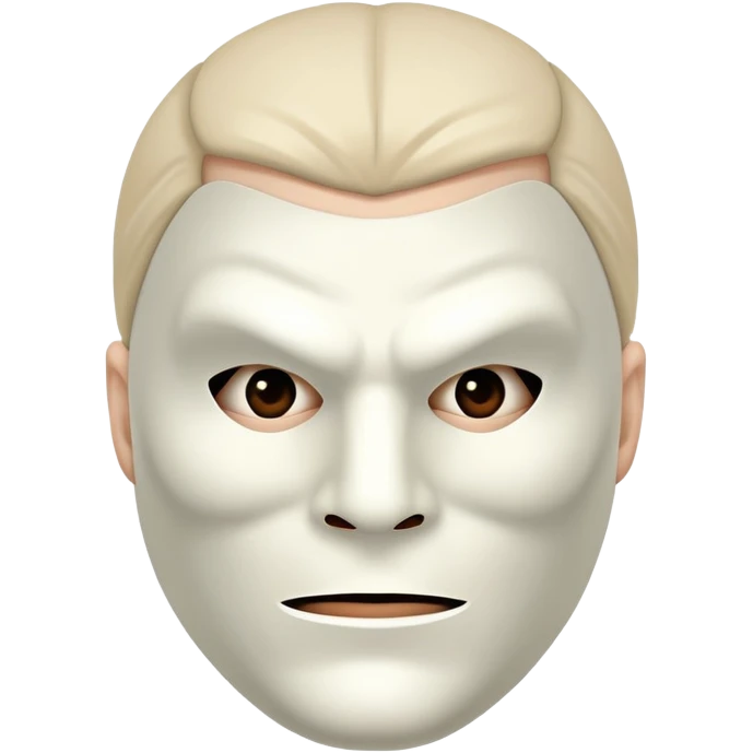 masked man, evil, serial killer, creepy emoji