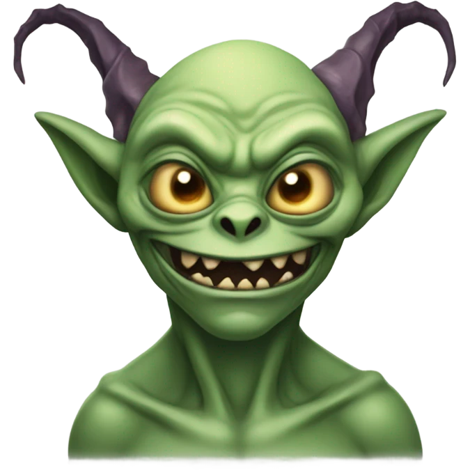 Alien goblin demon emoji