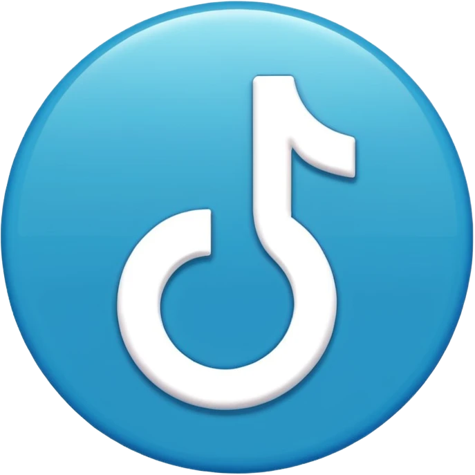 TikTok mavi tik emoji