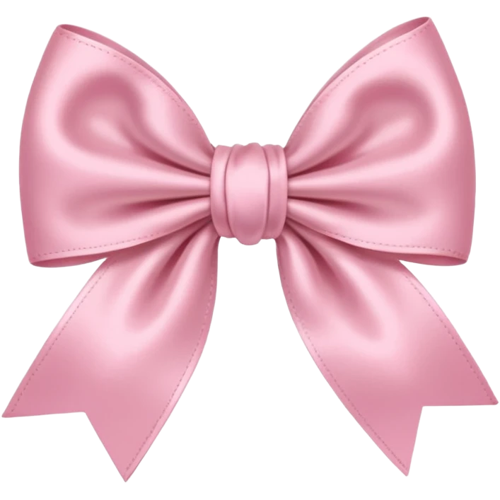 Baby pink bow emoji