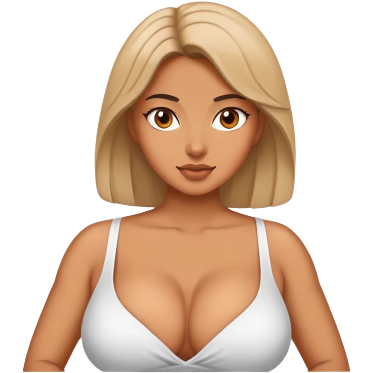 Woman with big boobs  emoji