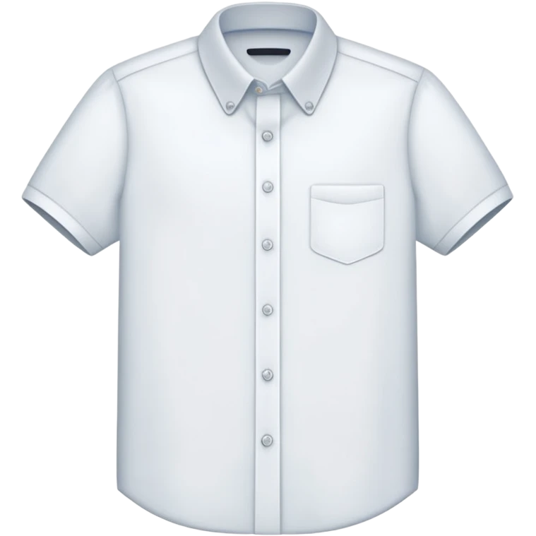 white collared shirt short sleeves emoji