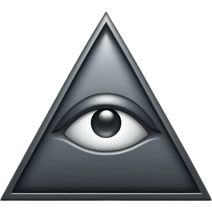 illuminati triangle mysterious emoji style emoji