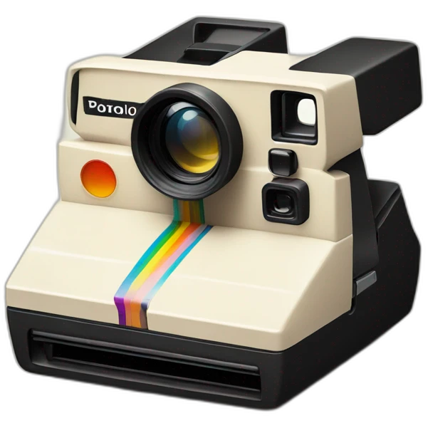 polaroid camera emoji