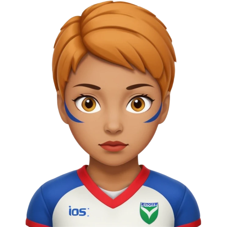 Disfraz de jugadora de rugby emoji