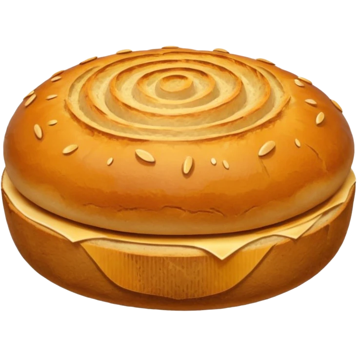 round loaf of bread emoji