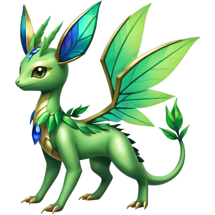 Shiny Exotic Flygon-Leafeon-Celebi-Scyther-Hybrid-Creature emoji